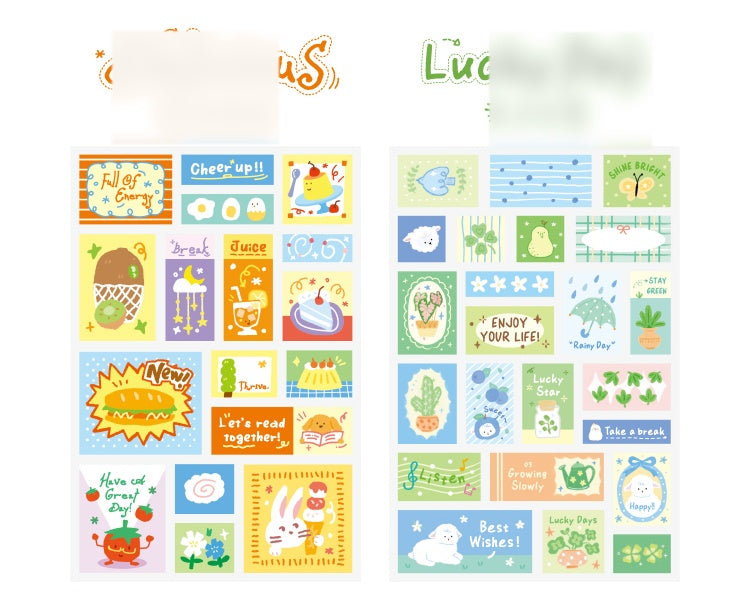 NOTE FOR Cloth Decorative Stickers Fun Quilt Cute Warm Illustration Cloth Decorative Stickers Handpiece Collage Material Markers Cloth Stickers Multi-Size Material Handpiece