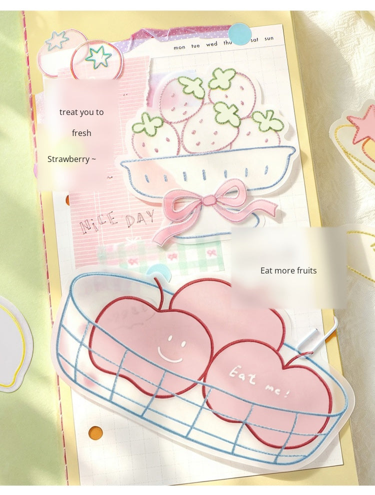 NOTE FOR Tracing Paper material bag semi-transparent poem imitation embroidery light salt hot planting kitten all-matching DIY hand curtain base decoration collage material paper thickened semi-transparent Tracing Paper material