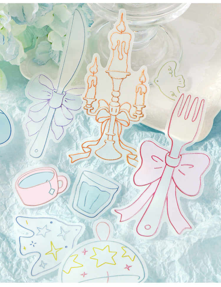 NOTE FOR Tracing Paper material bag semi-transparent poem imitation embroidery light salt hot planting kitten all-matching DIY hand curtain base decoration collage material paper thickened semi-transparent Tracing Paper material