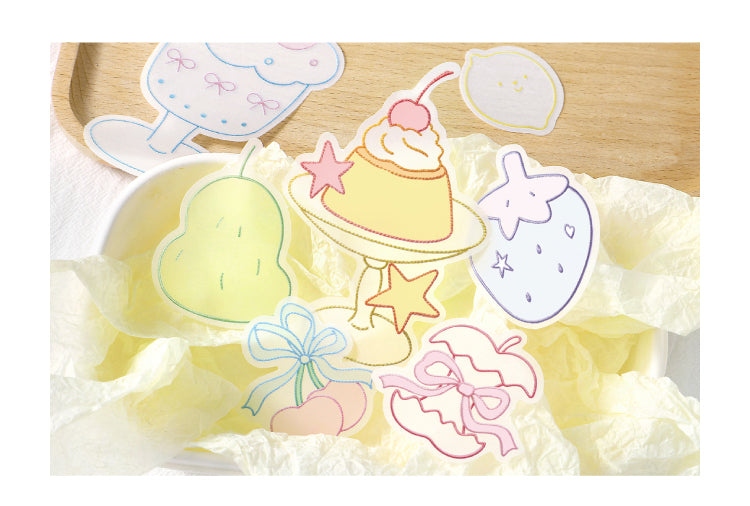 NOTE FOR Tracing Paper material bag semi-transparent poem imitation embroidery light salt hot planting kitten all-matching DIY hand curtain base decoration collage material paper thickened semi-transparent Tracing Paper material