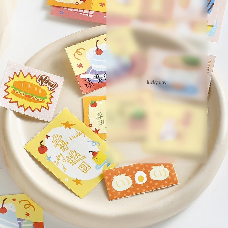 NOTE FOR Quilt Notes Color Dreamland Dopamine Cute Fun Colorful Doodle Material Paper Handpiece Collage DIY Priming Material Writing Creative Quilt Design Material