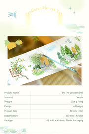 Cardlover Botanical Journal Die-Cut Washi Tape – image 11