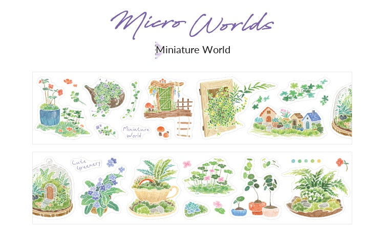Cardlover Botanical Journal Die-Cut Washi Tape – image 17