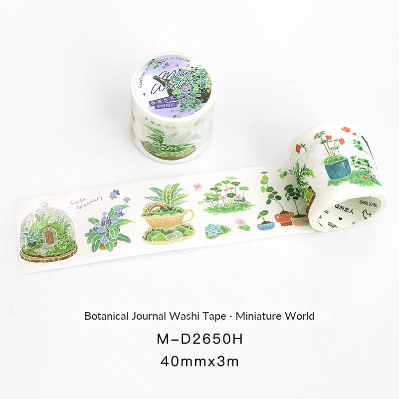 Cardlover Botanical Journal Die-Cut Washi Tape – image 7