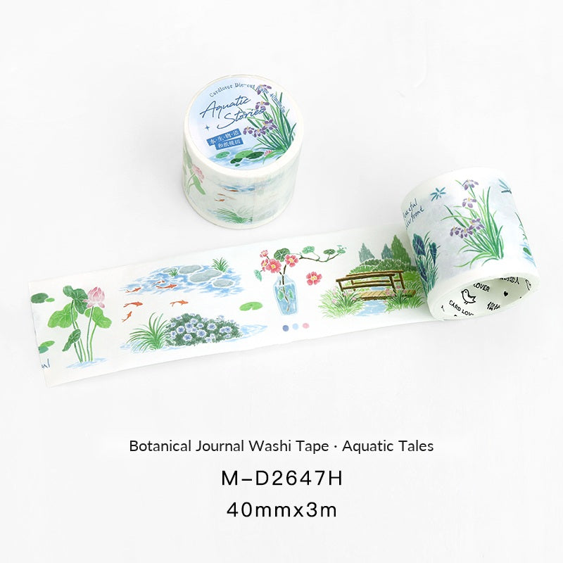 Cardlover Botanical Journal Die-Cut Washi Tape – image 8