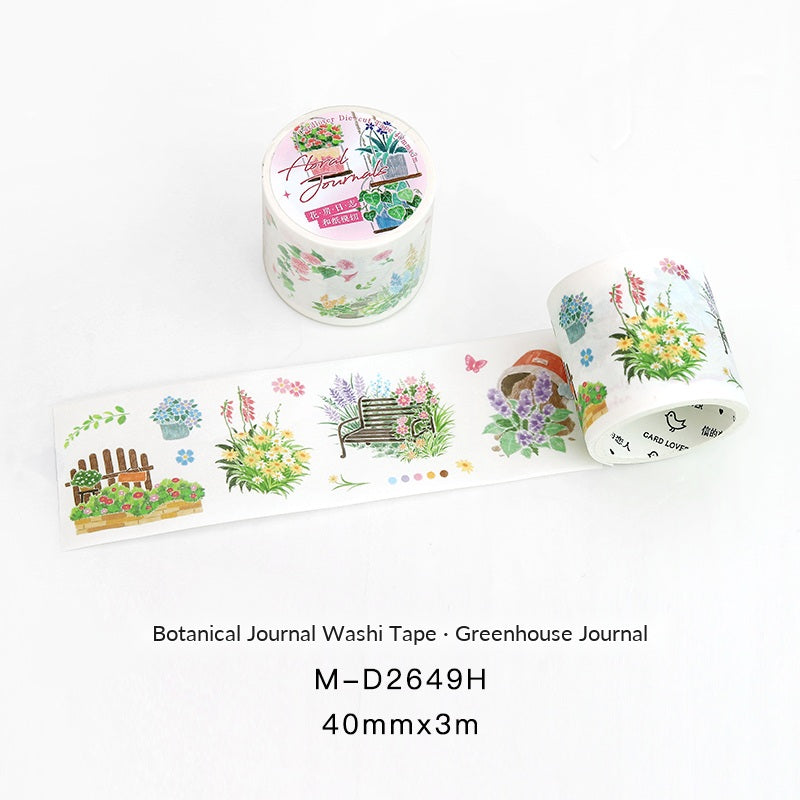 Cardlover Botanical Journal Die-Cut Washi Tape – image 9