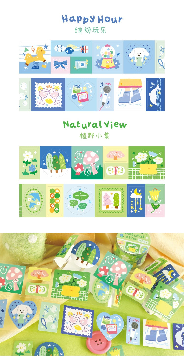 Cardlover Color Dreamland Synthetic Paper Die-Cut Tape – image 15