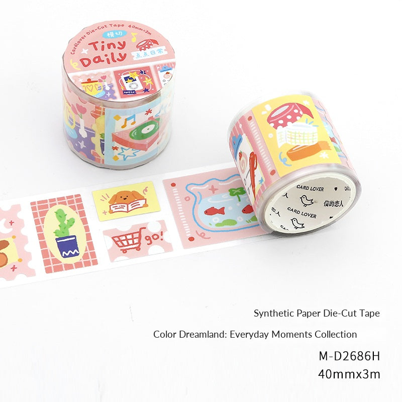 Cardlover Color Dreamland Synthetic Paper Die-Cut Tape – image 7