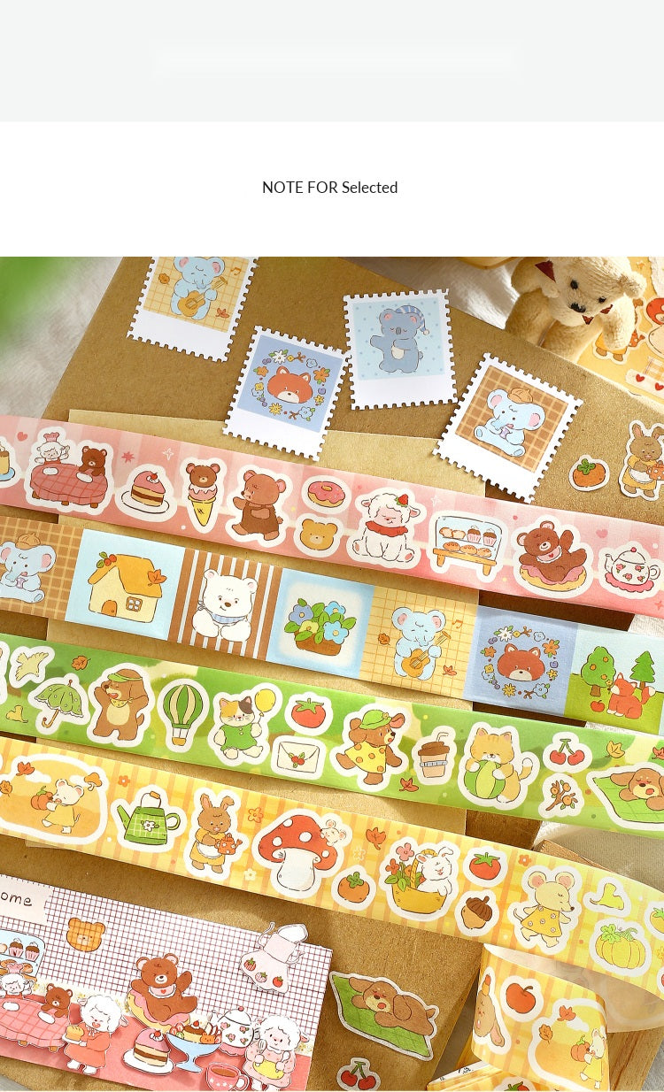 Cardlover Forest Friends Gathering Die-Cut Washi Tape – image 10