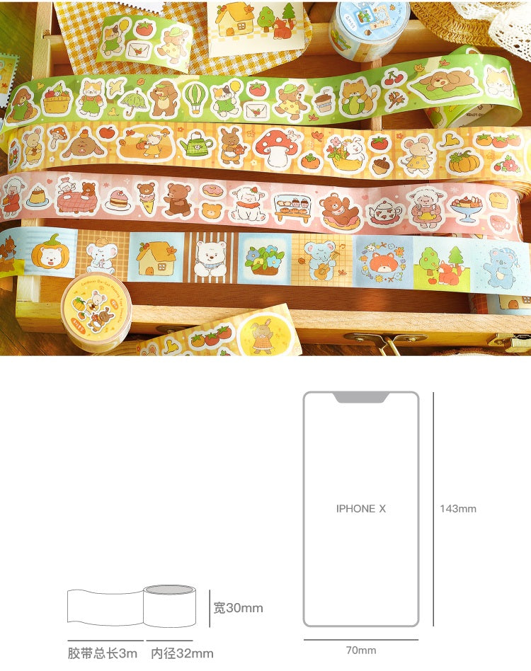 Cardlover Forest Friends Gathering Die-Cut Washi Tape – image 22