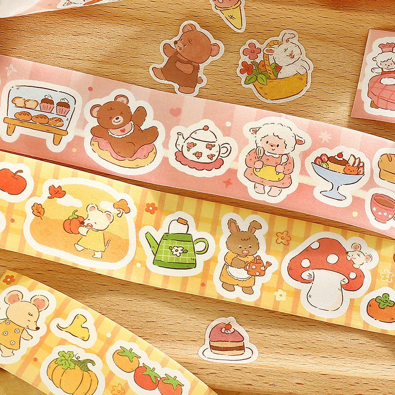 Cardlover Forest Friends Gathering Die-Cut Washi Tape – image 2