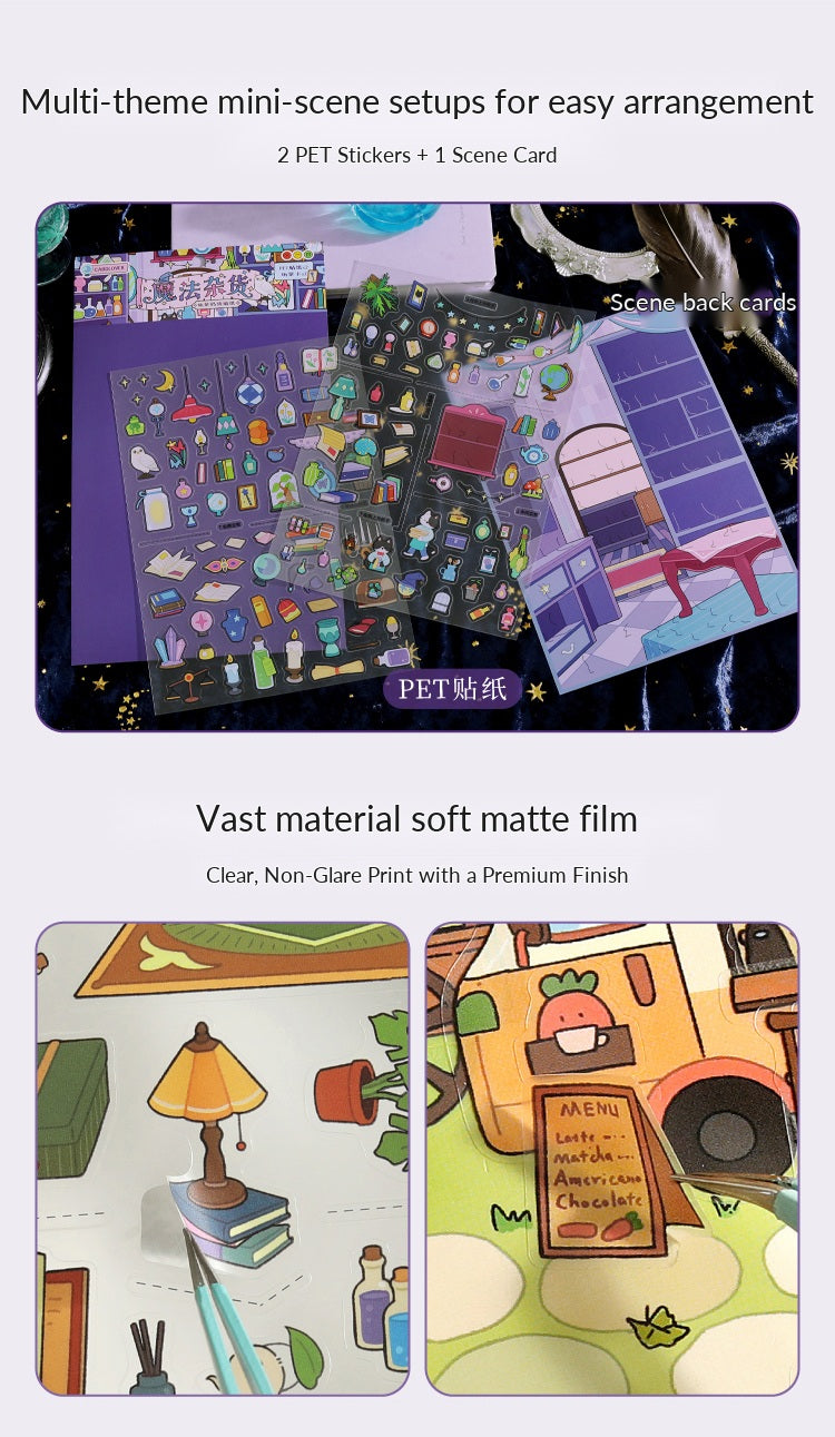 Cardlover Fantasy Park 3D Scene Sticker Set – image 11