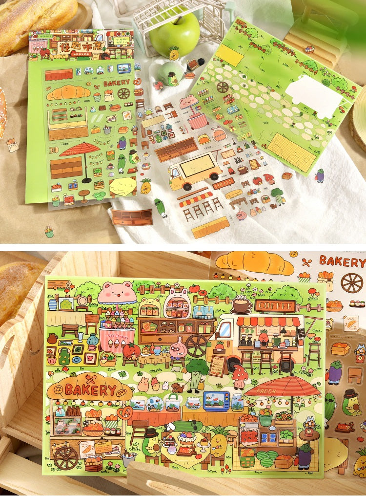 Cardlover Fantasy Park 3D Scene Sticker Set – image 14