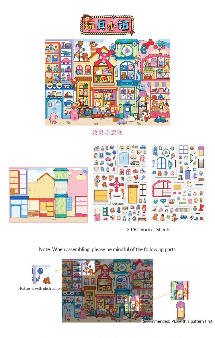 Cardlover Fantasy Park 3D Scene Sticker Set – image 15