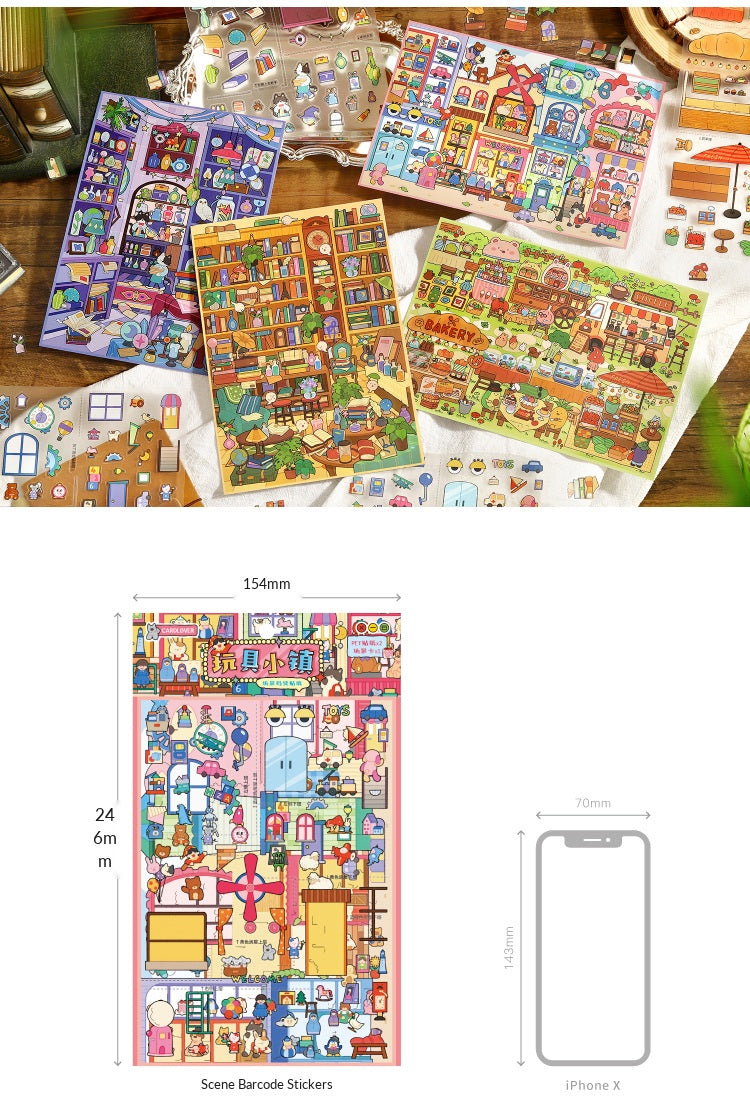 Cardlover Fantasy Park 3D Scene Sticker Set – image 21