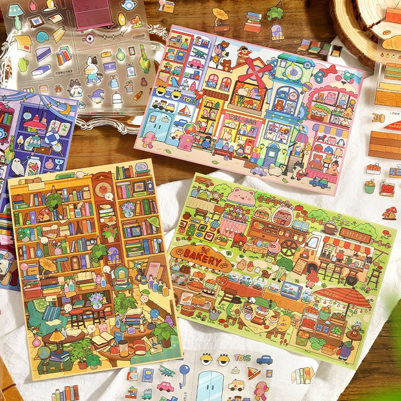 Cardlover Fantasy Park 3D Scene Sticker Set – image 4