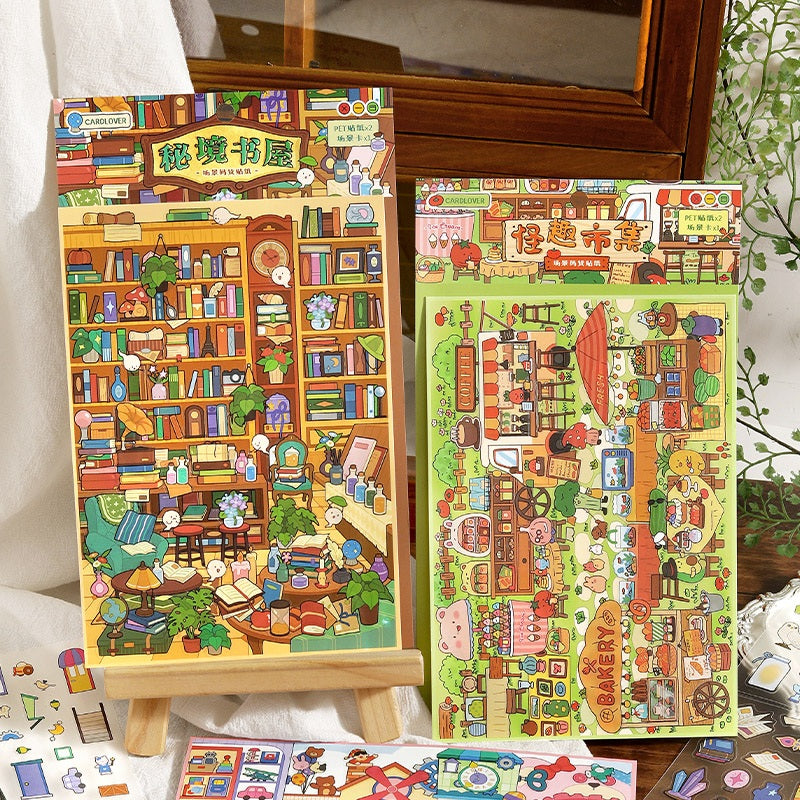 Cardlover Fantasy Park 3D Scene Sticker Set – product image