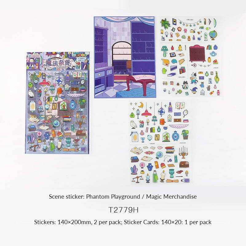Cardlover Fantasy Park 3D Scene Sticker Set – image 8