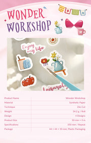 Cardlover Wonderful Workshop Synthetic Paper Die-Cut Tape – image 11