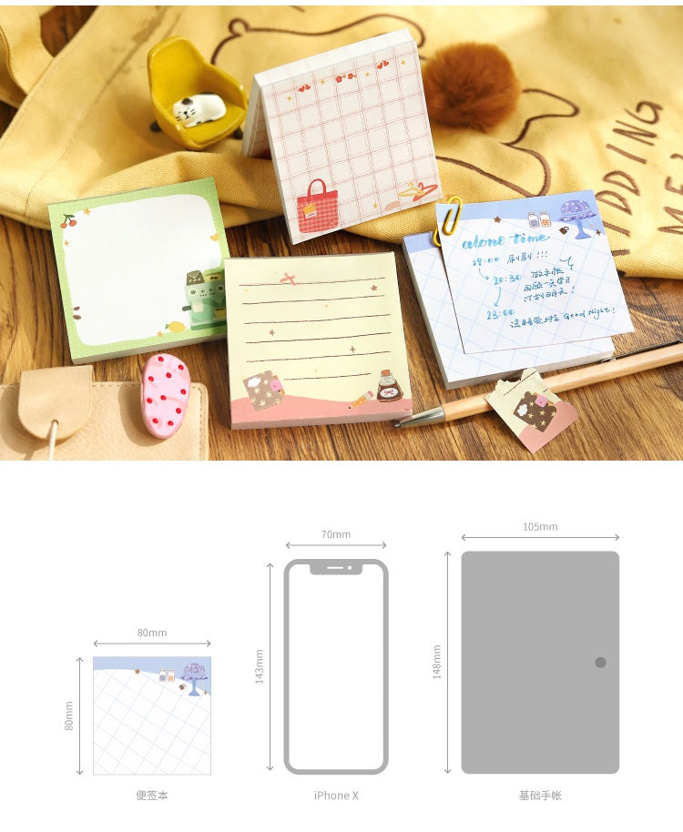 NOTE FOR Leisurely Life 100-Sheet Memo Pad – image 18