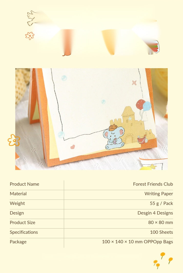 NOTE FOR Forest Friends Gathering 100-Sheet Memo Pad – image 11