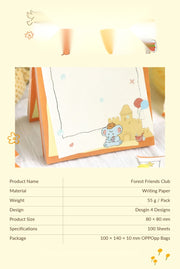 NOTE FOR Forest Friends Gathering 100-Sheet Memo Pad – image 11