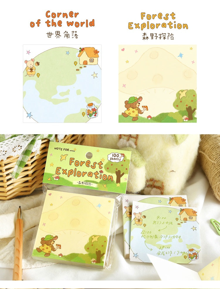 NOTE FOR Forest Friends Gathering 100-Sheet Memo Pad – image 15