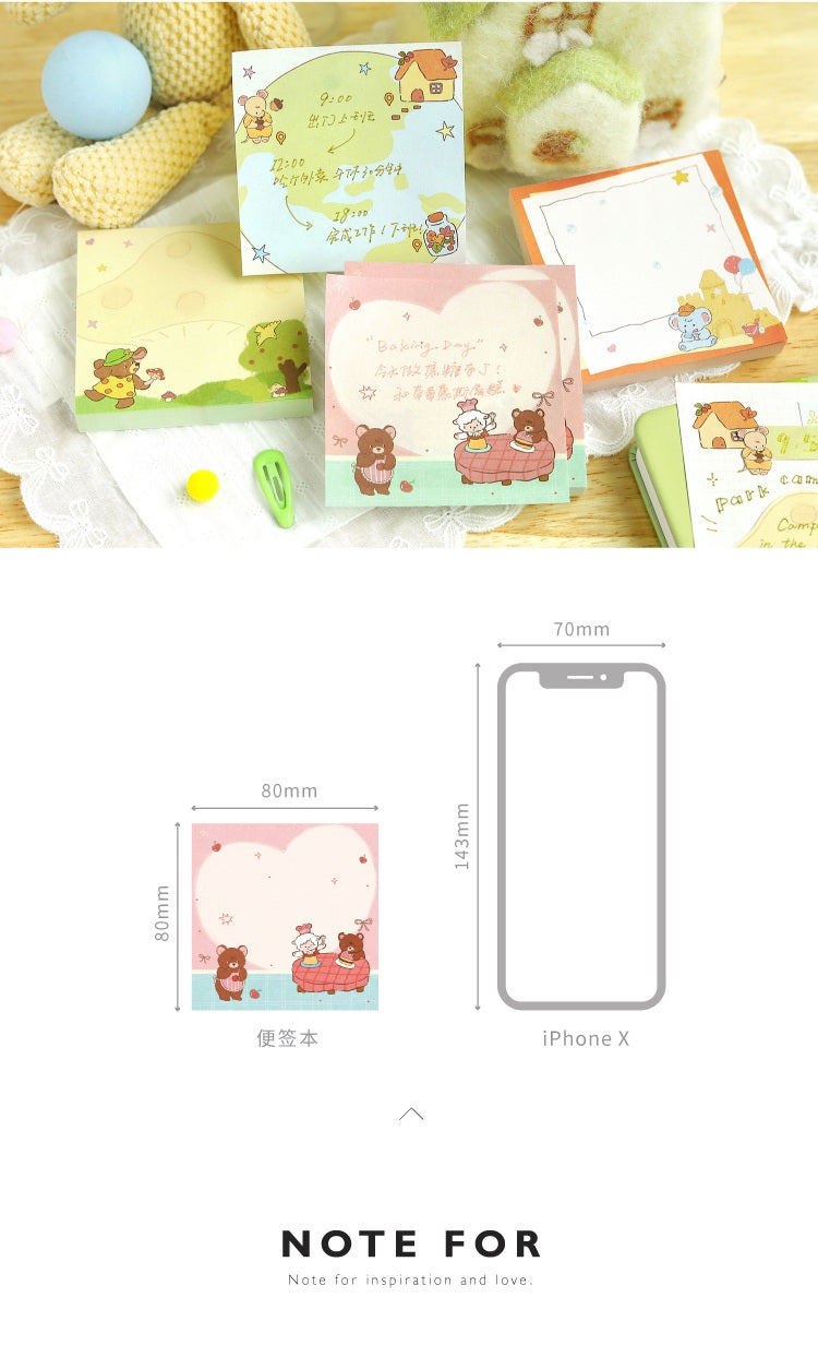NOTE FOR Forest Friends Gathering 100-Sheet Memo Pad – image 17