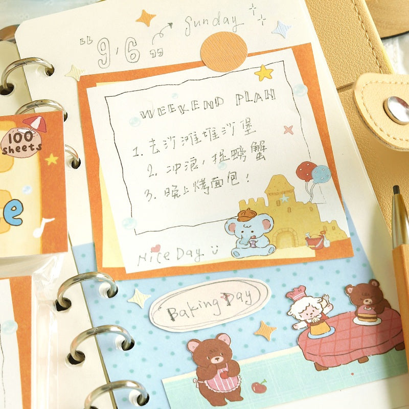 NOTE FOR Forest Friends Gathering 100-Sheet Memo Pad – image 3