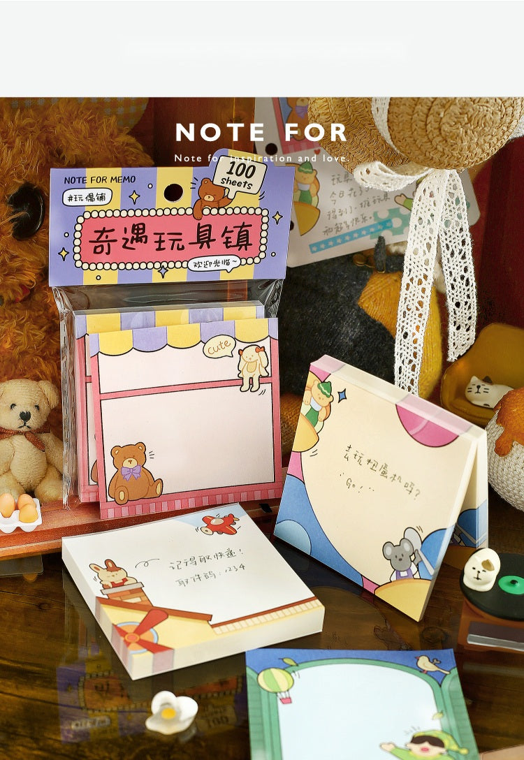 NOTE FOR Adventure Toy Town 100-Sheet Memo Pad – image 10