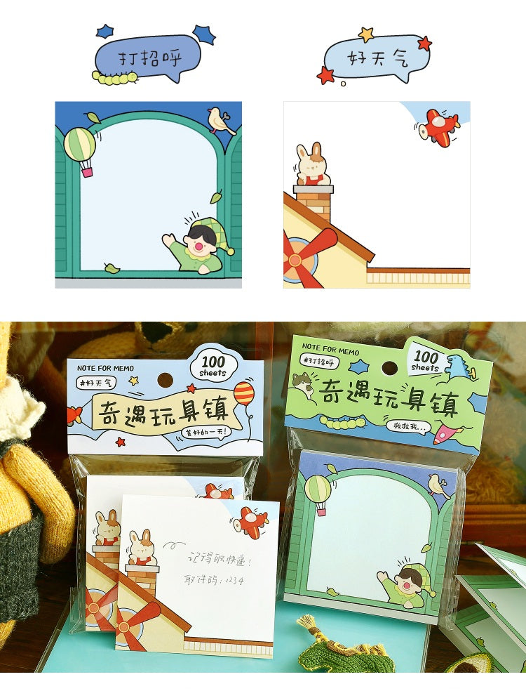 NOTE FOR Adventure Toy Town 100-Sheet Memo Pad – image 15