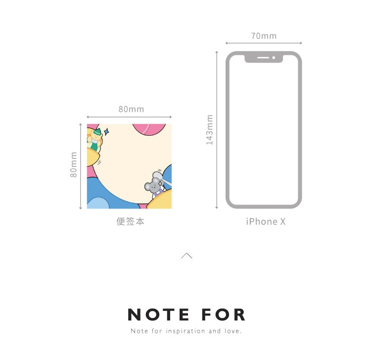 NOTE FOR Adventure Toy Town 100-Sheet Memo Pad – image 18