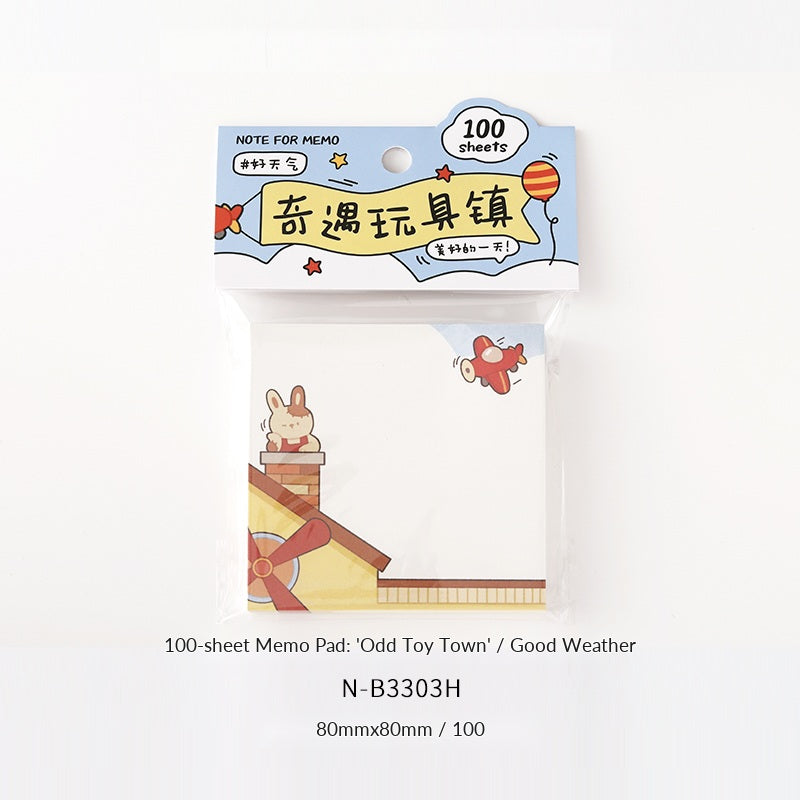 NOTE FOR Adventure Toy Town 100-Sheet Memo Pad – image 6