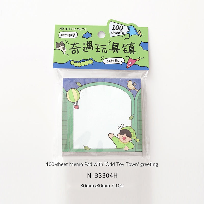 NOTE FOR Adventure Toy Town 100-Sheet Memo Pad – image 7