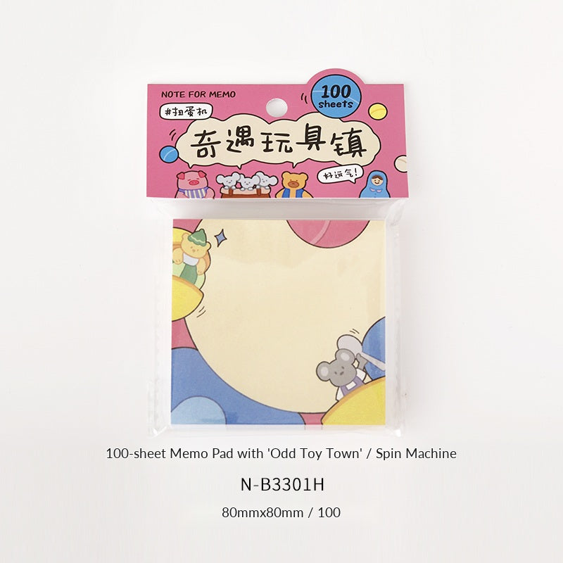 NOTE FOR Adventure Toy Town 100-Sheet Memo Pad – image 8