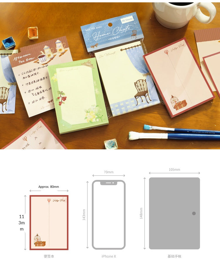 NOTE FOR Leisurely Cottage 80-Sheet Memo Pad – image 17