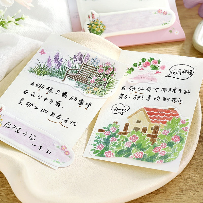 NOTE FOR Botanical Journal Layered Sticky Notes – image 3