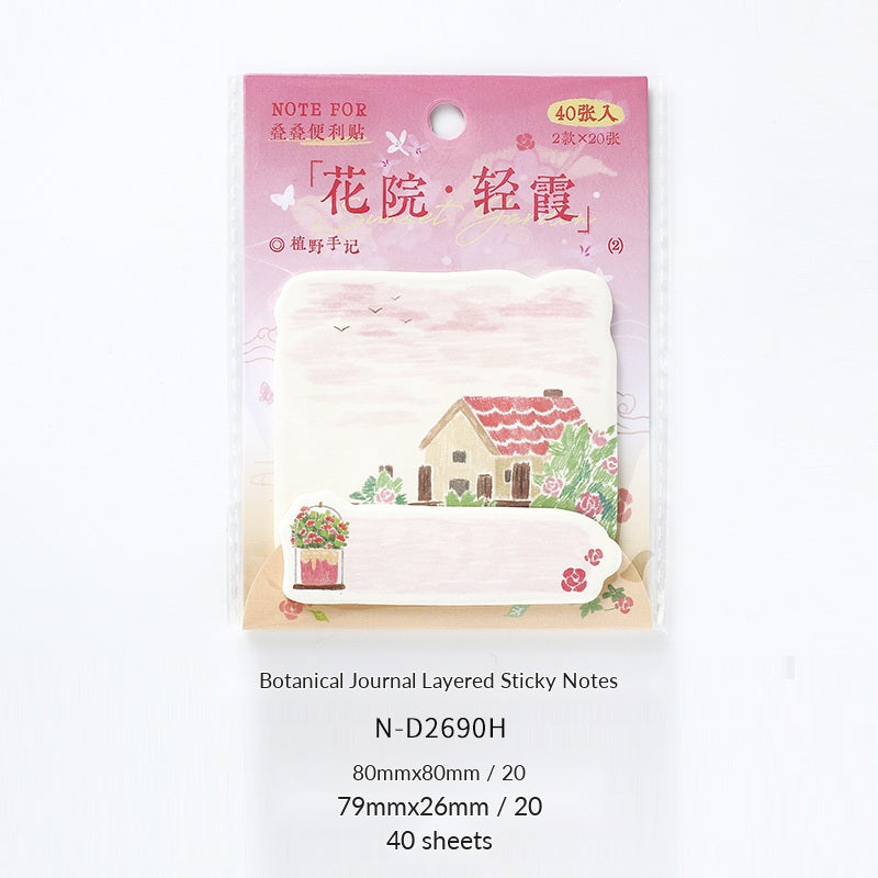 NOTE FOR Botanical Journal Layered Sticky Notes – image 8