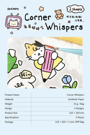 NOTE FOR Corner Notes Synthetic Paper Stickers – image 11