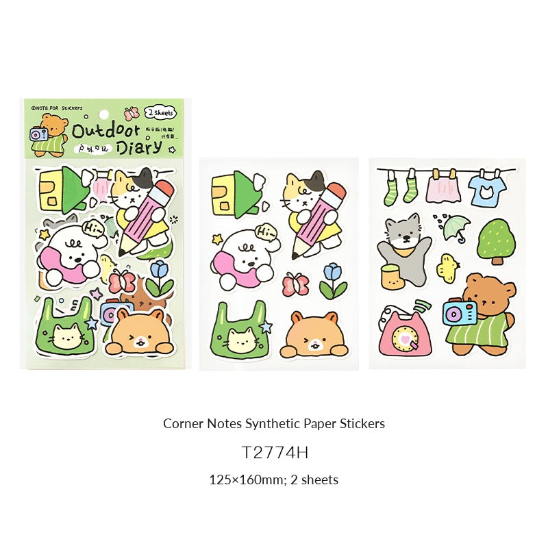 NOTE FOR Corner Notes Synthetic Paper Stickers – image 7