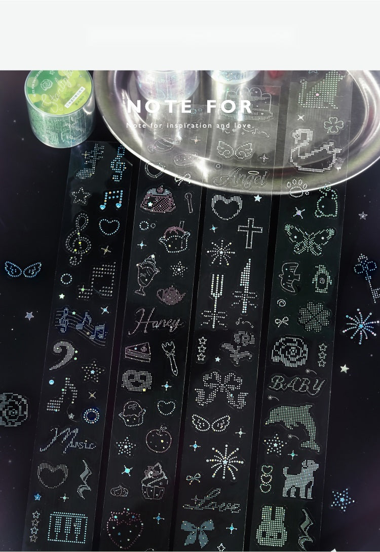 NOTE FOR Diamond Declaration 3D Foil-Stamped Die-Cut PET Tape – image 10