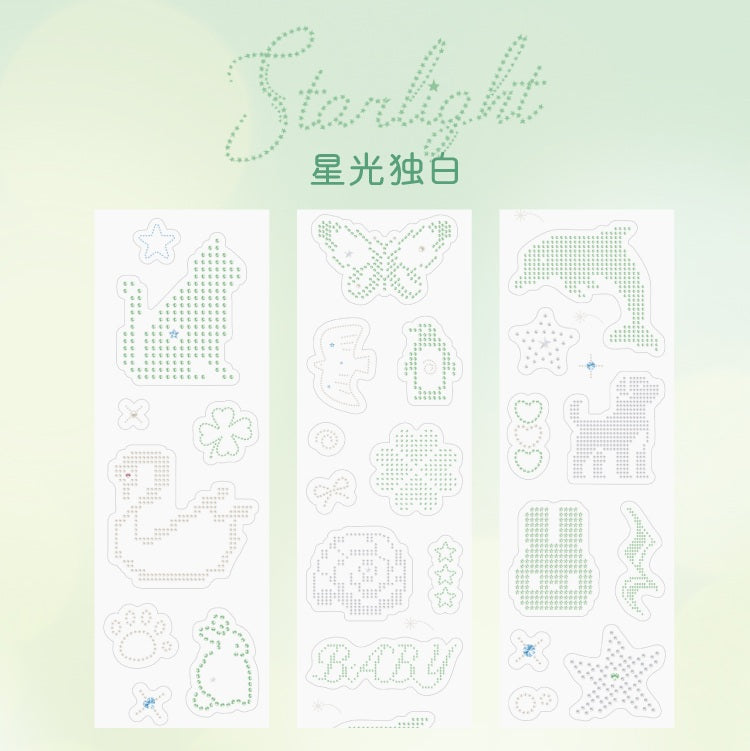NOTE FOR Diamond Declaration 3D Foil-Stamped Die-Cut PET Tape – image 13