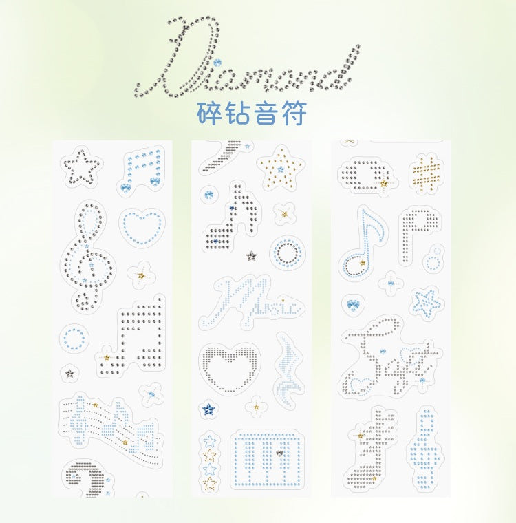 NOTE FOR Diamond Declaration 3D Foil-Stamped Die-Cut PET Tape – image 14