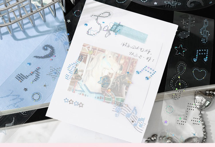 NOTE FOR Diamond Declaration 3D Foil-Stamped Die-Cut PET Tape – image 18
