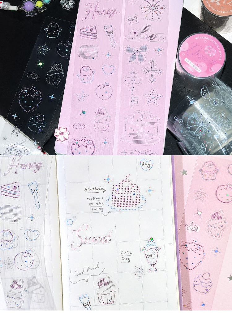 NOTE FOR Diamond Declaration 3D Foil-Stamped Die-Cut PET Tape – image 21