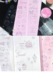 NOTE FOR Diamond Declaration 3D Foil-Stamped Die-Cut PET Tape – image 21