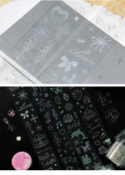 NOTE FOR Diamond Declaration 3D Foil-Stamped Die-Cut PET Tape – image 24