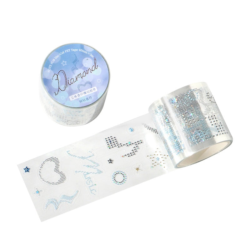 NOTE FOR Diamond Declaration 3D Foil-Stamped Die-Cut PET Tape – image 5