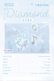 NOTE FOR Diamond Declaration Crystal Transfer Stickers – image 11