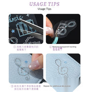 NOTE FOR Diamond Declaration Crystal Transfer Stickers – image 13